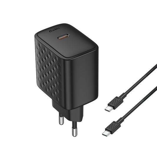 Φορτιστής Δικτύου με Καλώδιο USB-C Lito LC20T, 45W, 3A, 1 x USB-C, Μαύρο