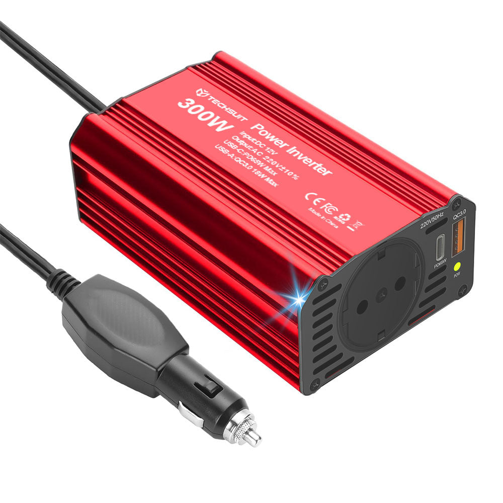 Techsuit FlexiCarVolt Electric Car Inverter, 300W