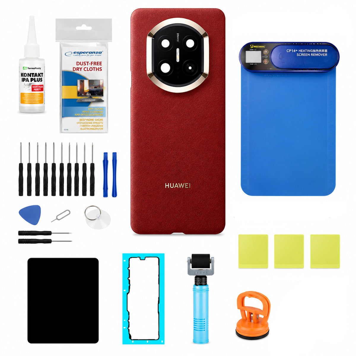 Σετ Καπάκι Μπαταρίας Huawei Mate X7 Nebula Red Service Pack και Αφιερωμένα Εργαλεία Σέρβις