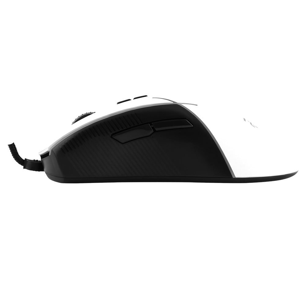 Proove Defiant Wired USB Gaming Mouse, RGB, 7200DPI, White CMDE00000101