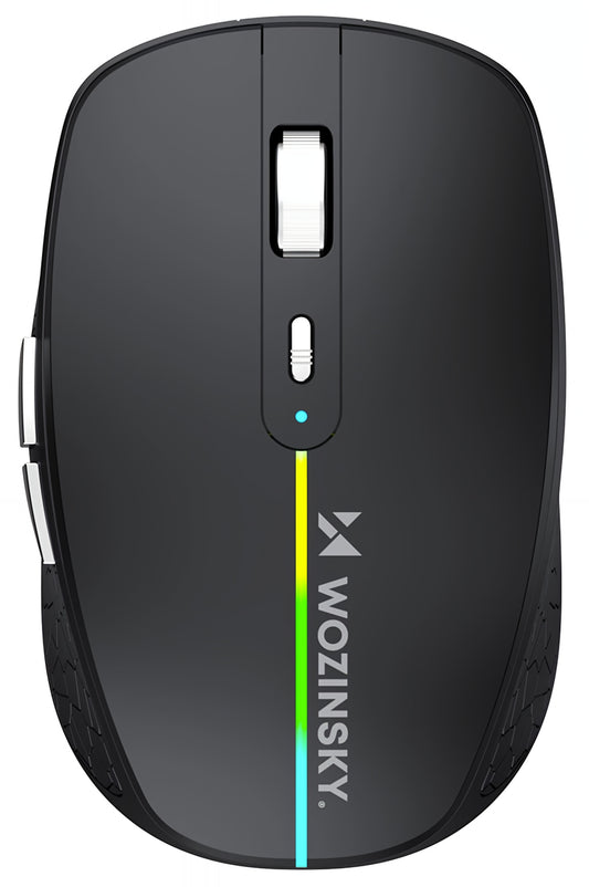Ασύρματο Gaming Ποντίκι WZK WMGK-1132, RGB, 1600DPI, BT / Wi-Fi, Μαύρο
