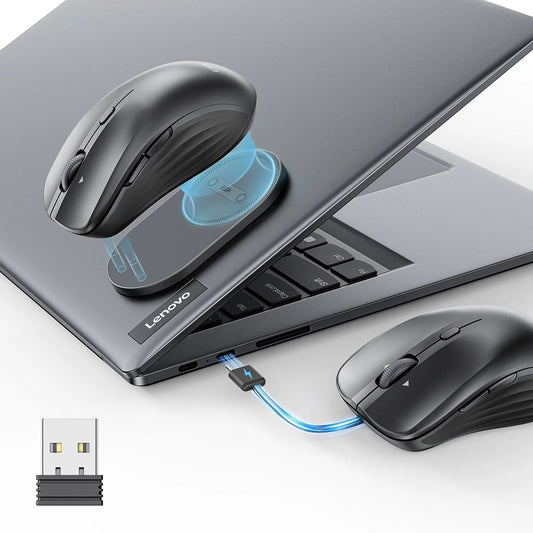 Ασύρματο Ποντίκι ESR MagMouse, 800DPI - 4800DPI, BT / Wi-Fi, Γκρι