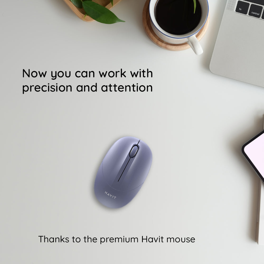 Mouse Wireless HAVIT MS54GT, 1600DPI, Πράσινο