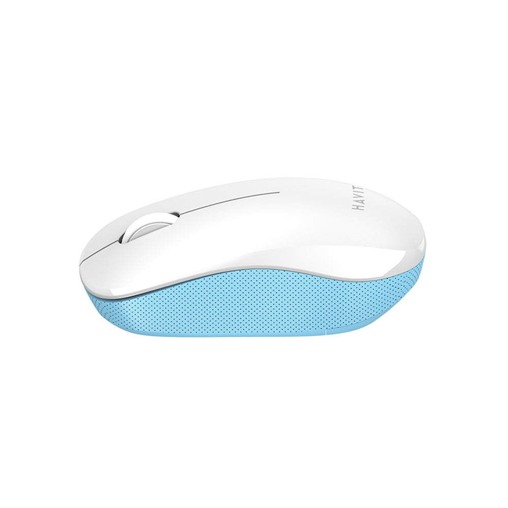 Mouse Wireless HAVIT MS66GT, 1200DPI, Λευκό Μπλε
