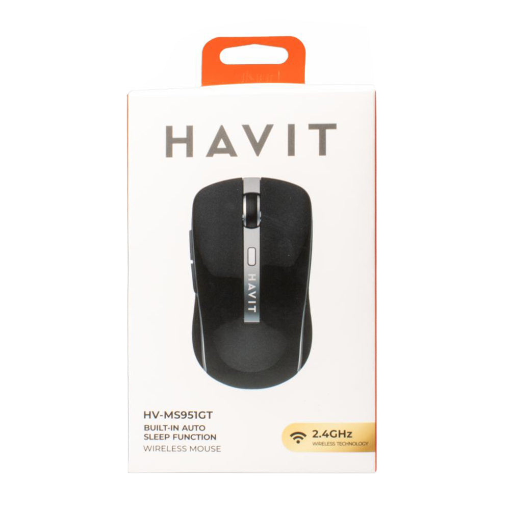 Mouse Wireless HAVIT MS951GT, 1000DPI - 1600DPI, Μαύρο Μπλε