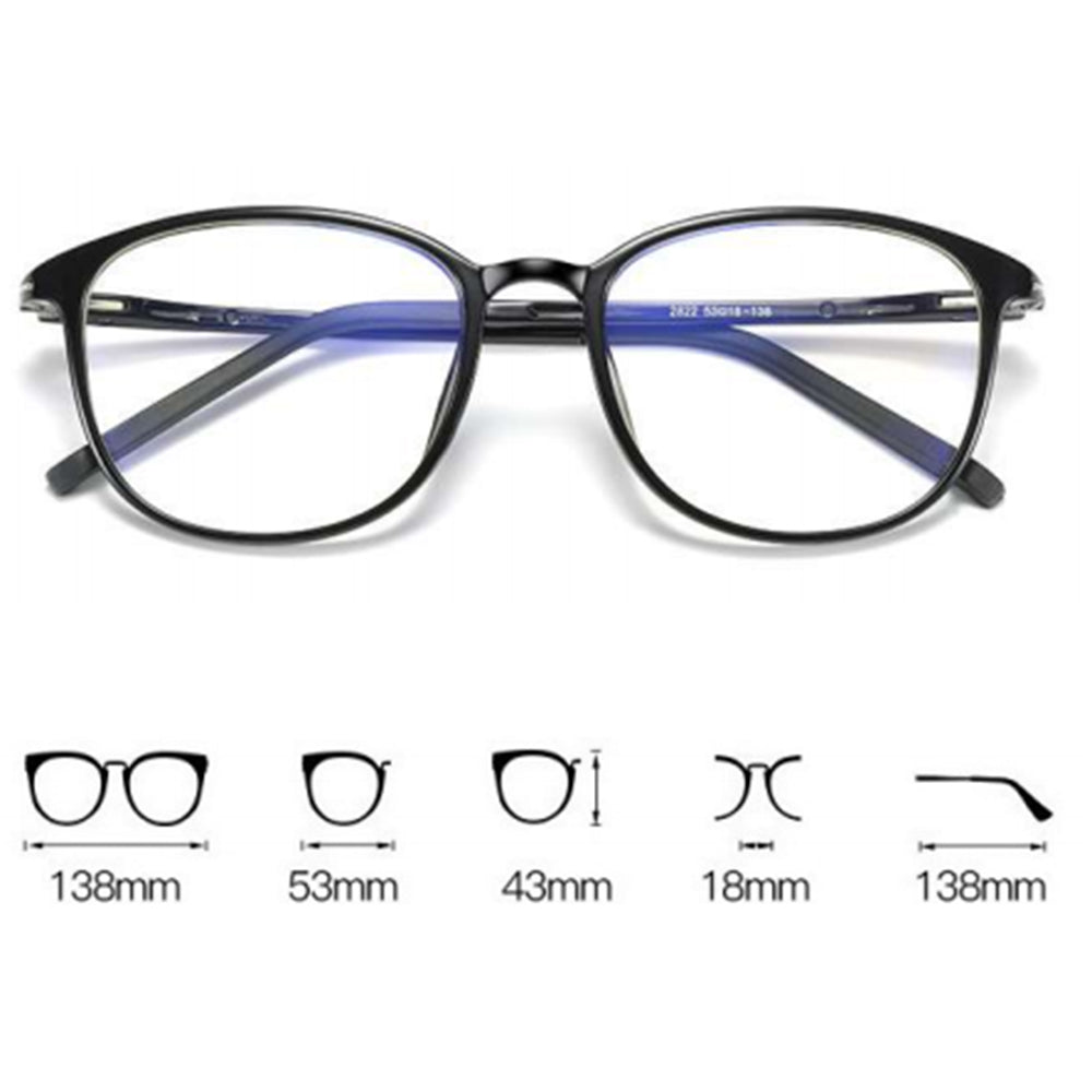 Techsuit F2822 Women's Computer Glasses, Anti-Blue Light, Purple