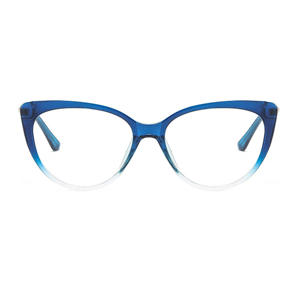Techsuit Women's Computer Glasses F5018-C8, Anti-Blue Light, Blue