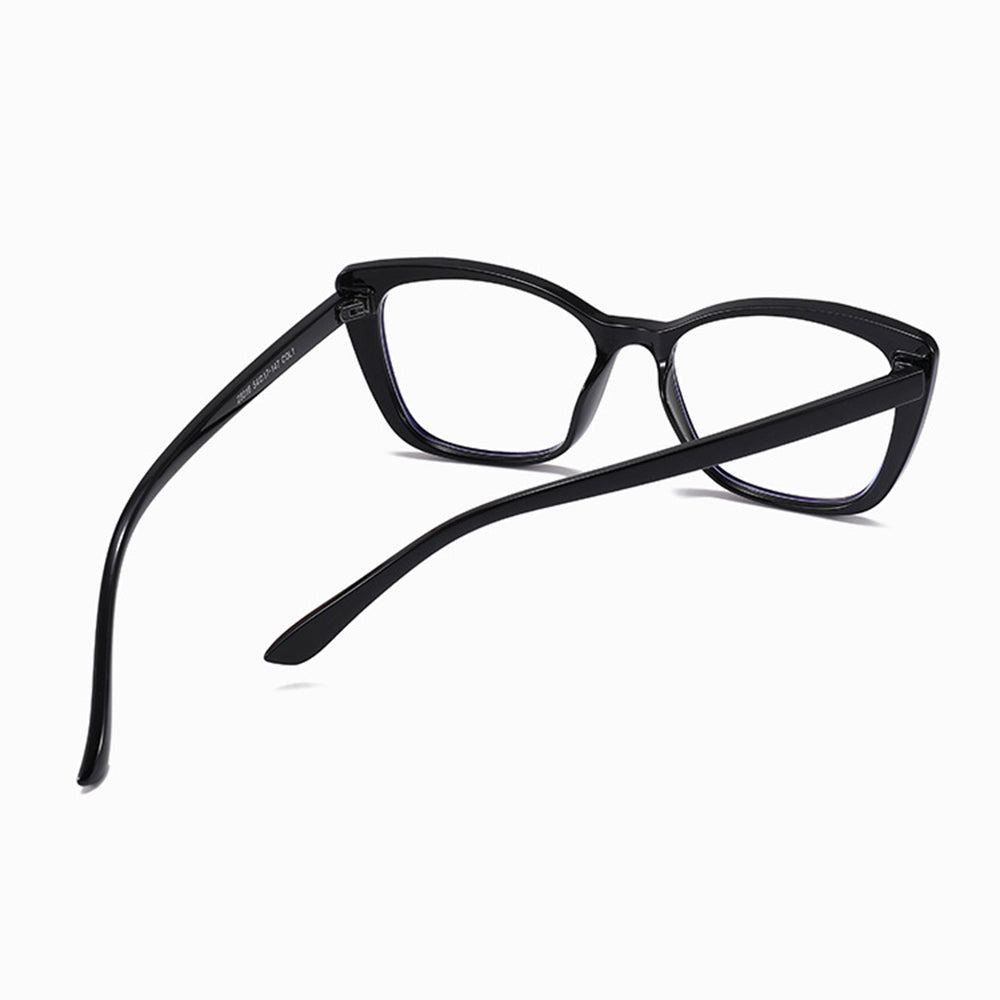 Techsuit Women's Computer Glasses PC28016-C1, Anti-Blue Light, Black