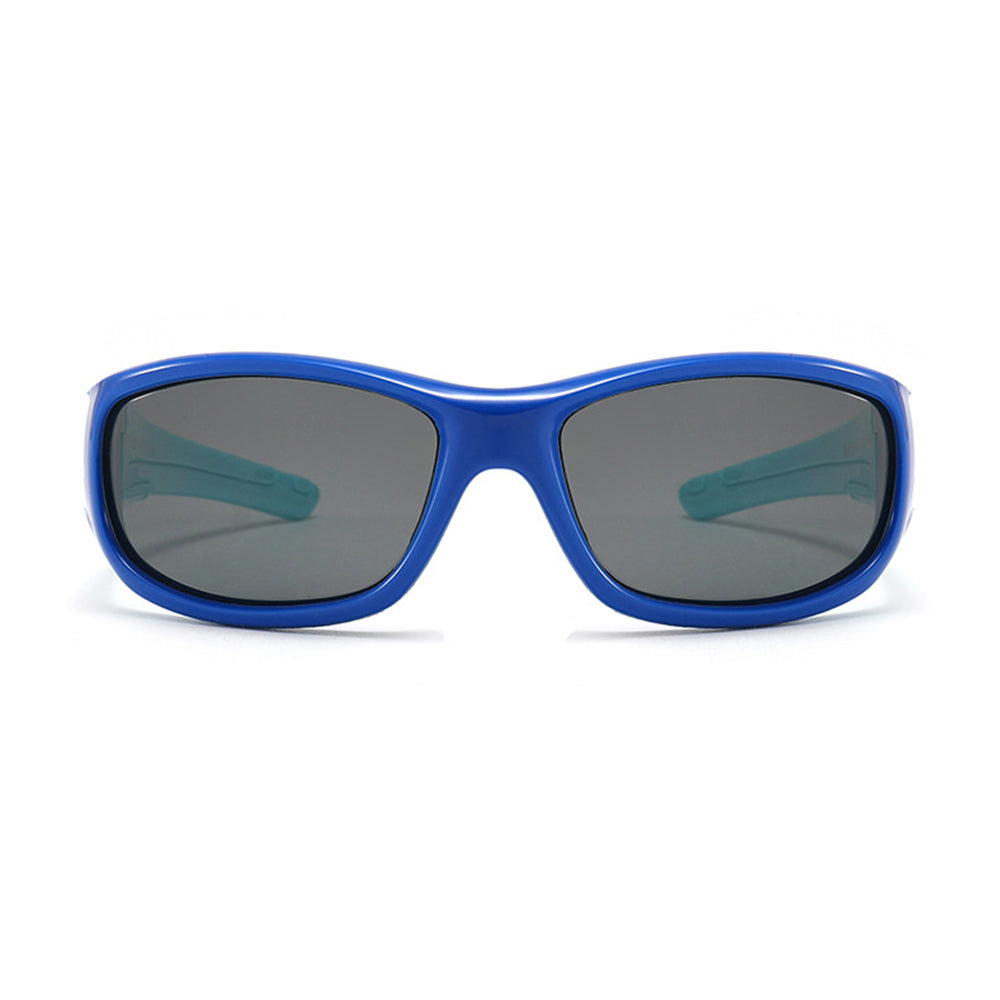 Techsuit 800-C11 Kids' Sports Sunglasses, Polarized, Black