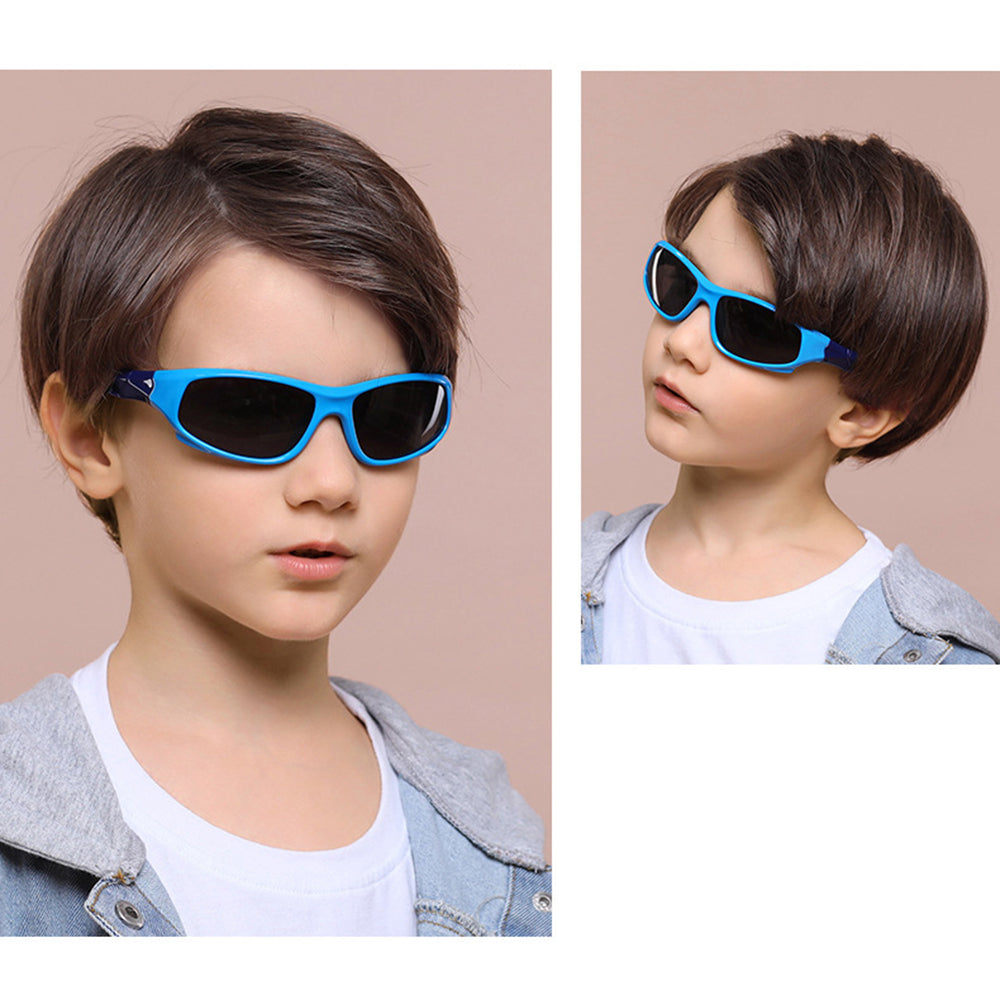 Techsuit 816-C13 Kids' Sport Sunglasses, Polarized, Black