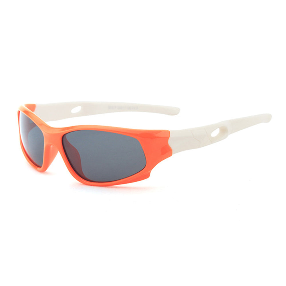 Techsuit 816-C8 Kids' Sport Sunglasses, Polarized, Orange White