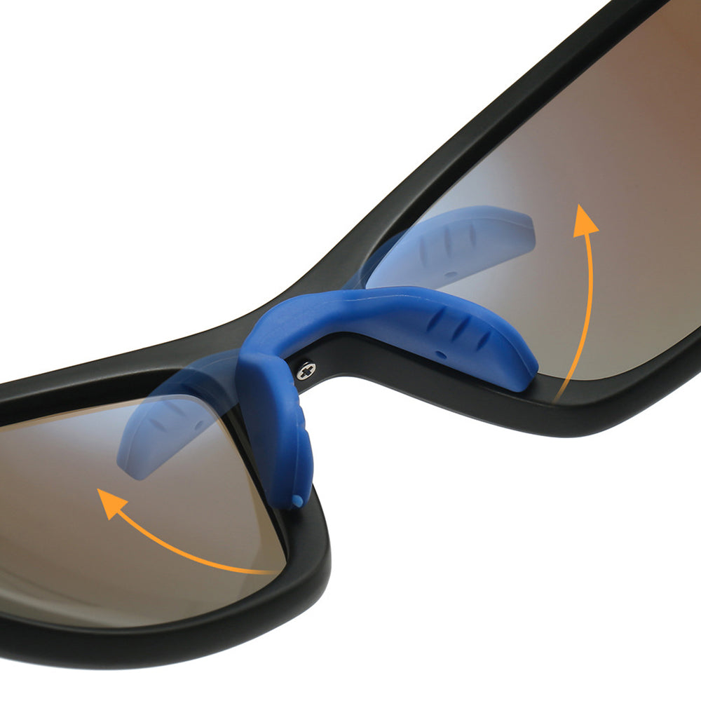 Unisex Cycling Glasses Techsuit 3047, UV Protection, Orange