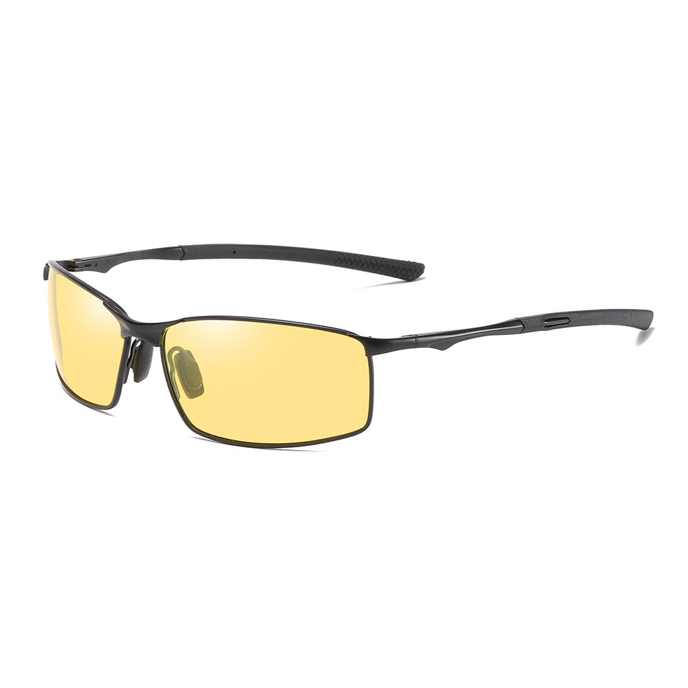Men's Techsuit 559 Sunglasses, Polarized, UV Protection, Black Yellow