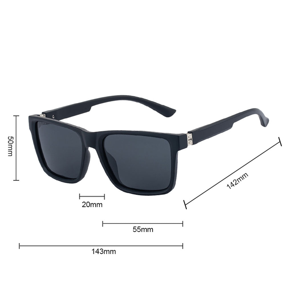 Men's Techsuit 8506 Sunglasses, Polarized, UV Protection, Matte Brown Gray