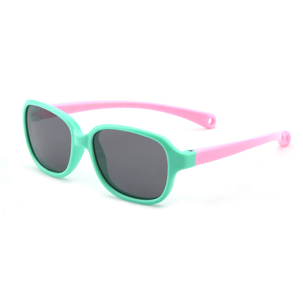Techsuit Baby Sunglasses 8192-C1, Polarized, Green Pink