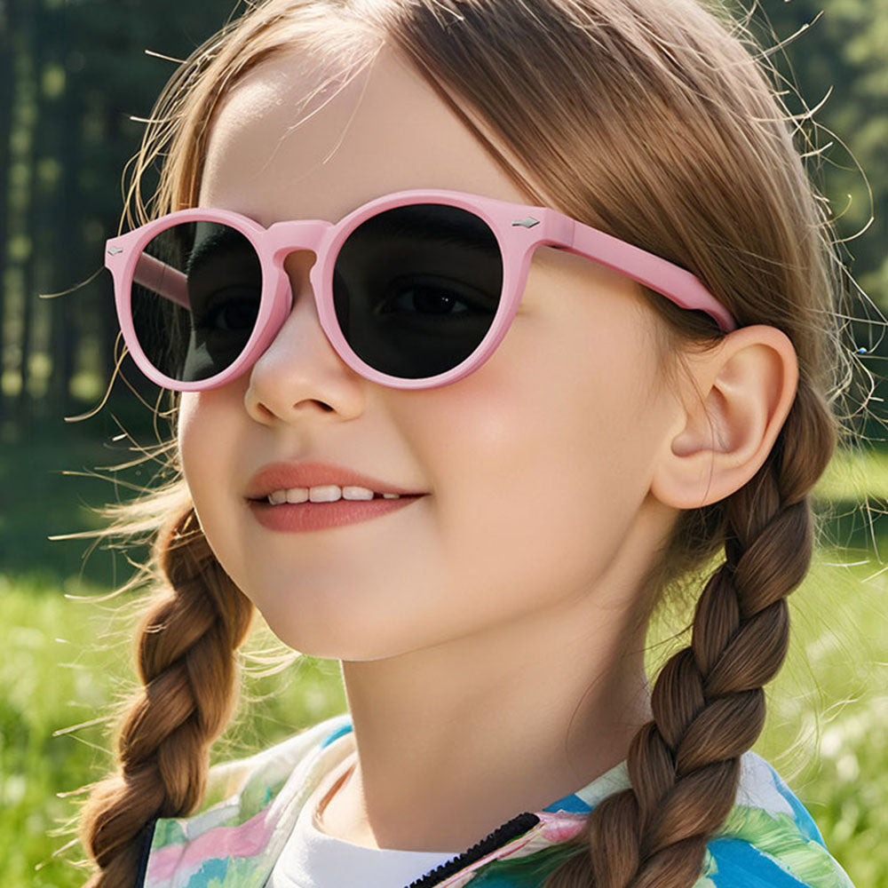 Techsuit 602 Kids Sunglasses, Polarized, UV Protection, Black