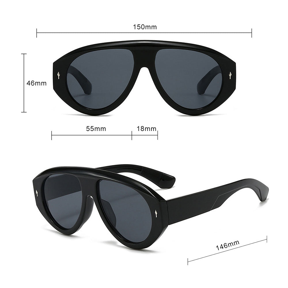 Techsuit Women's Sunglasses 3991, Black Blue