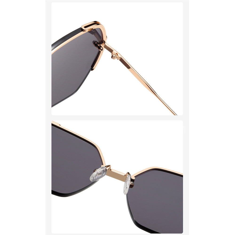 Techsuit Women's Sunglasses 8561, Pink Gold Purple Red