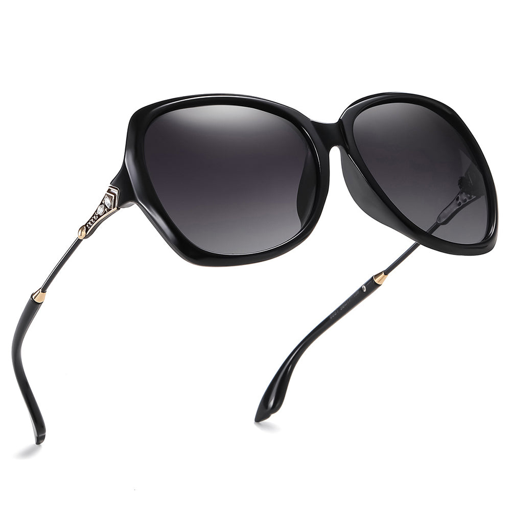 Techsuit 8881 Women's Sunglasses, Polarized, UV Protection, Red