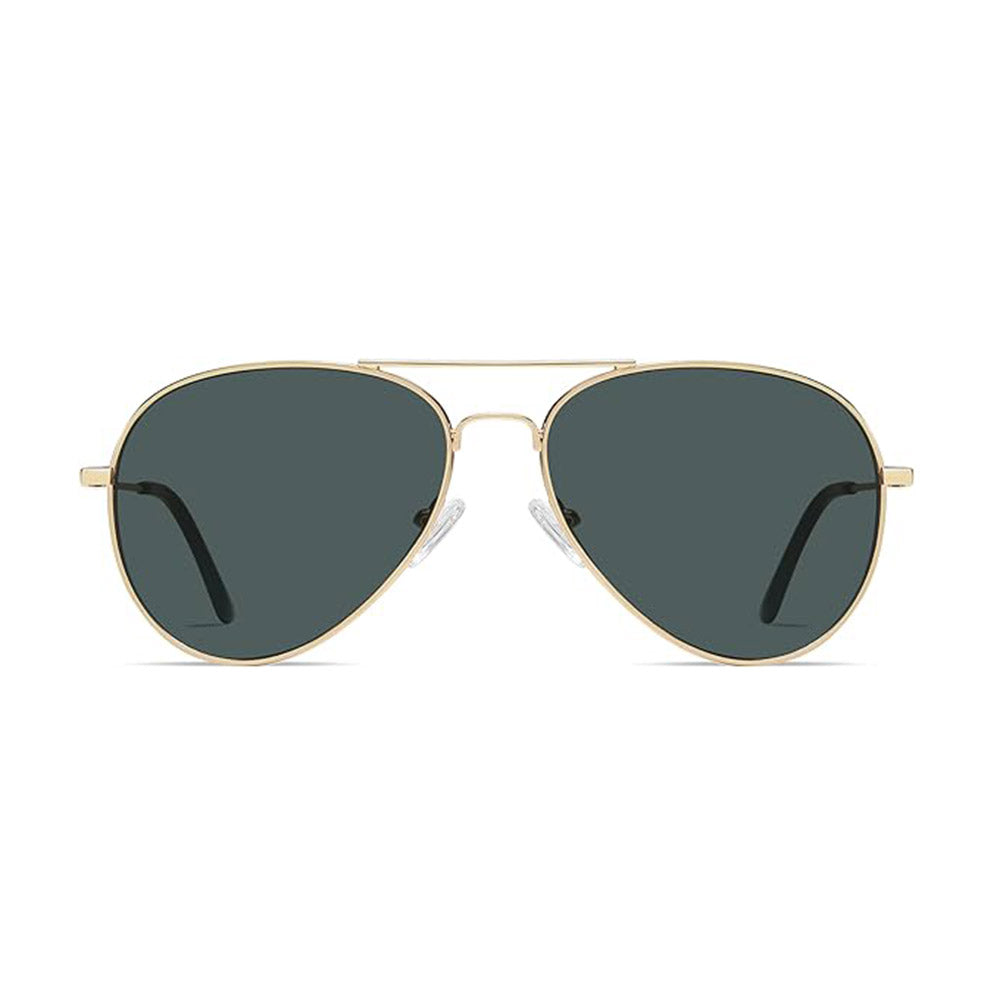 Unisex Techsuit 3025 Sunglasses, UV Protection, Gold Green