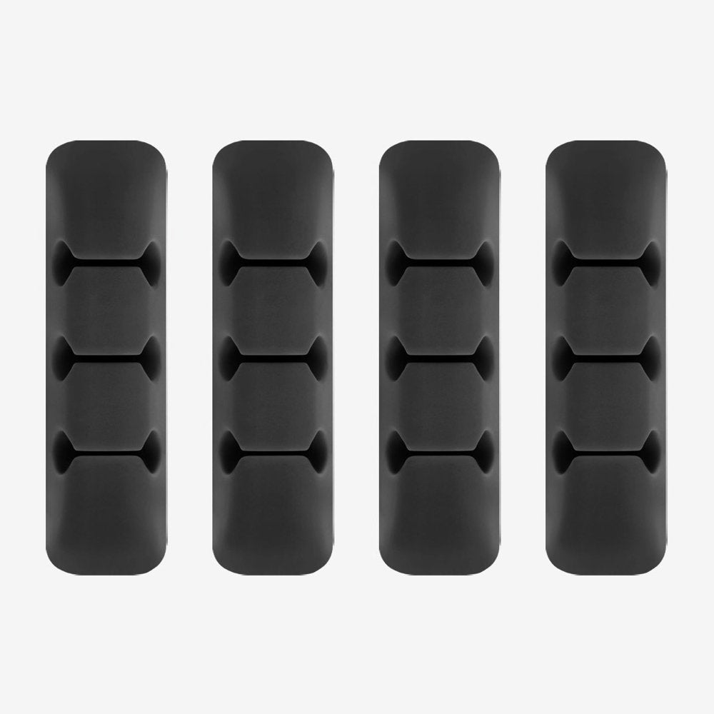 Ringke Cable Organizer, Set of 4, Black