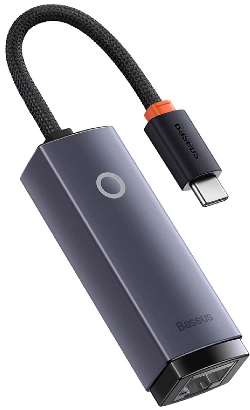 Κάρτα Δικτύου Baseus Lite, RJ45, USB-C, Γκρι WKQX000313