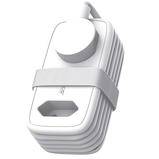 Προέκταση Orico APP, 1 x Schuko - 1 x Πρίζα - 2 x USB-A - 1 x USB-C, Λευκό Γκρι