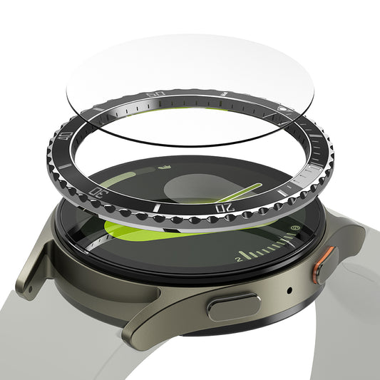 Πλαίσιο Προστασίας Ringke Premium Styling για Samsung Galaxy Watch7 44mm, Μοντέλο 4, Μαύρο