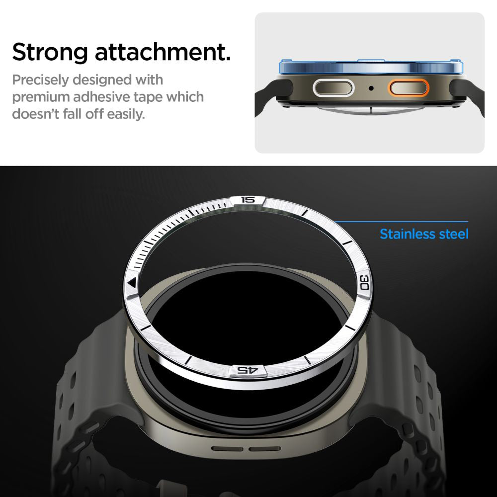 Προστατευτικό Πλαίσιο Spigen Tune Pilot για Samsung Galaxy Watch9 / Watch8 44mm, Ασημί ACS10009