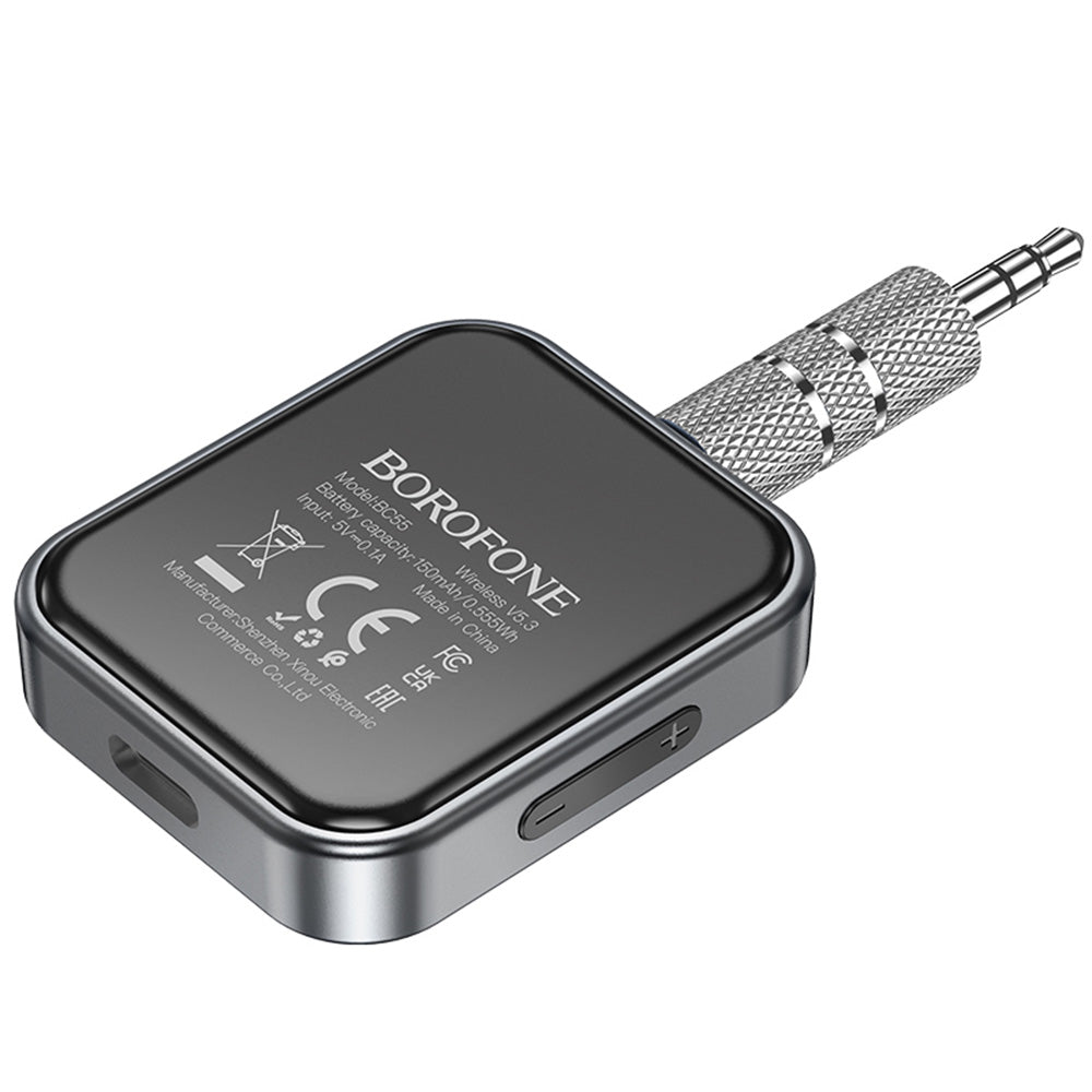 Δέκτης Bluetooth Borofone BC55 Suave, Μαύρος