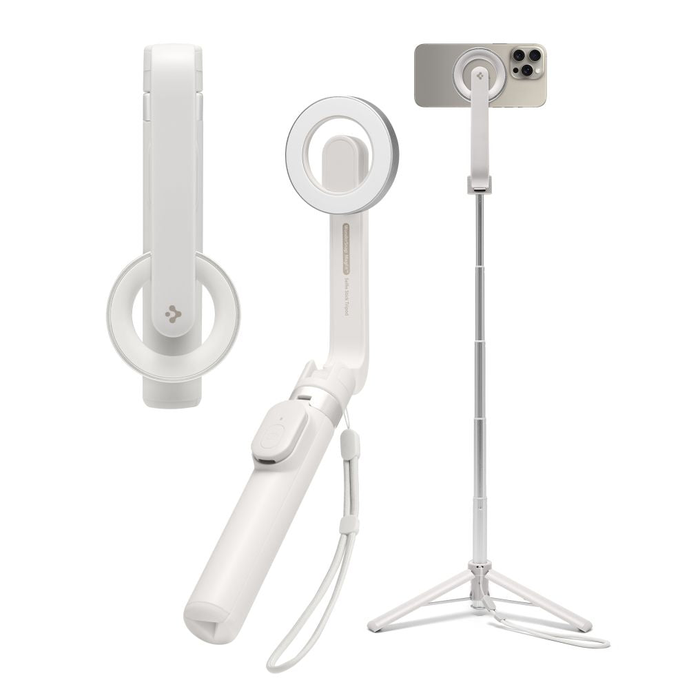 Selfie Stick Bluetooth Spigen S571W, Universal, Μπεζ AMP07657