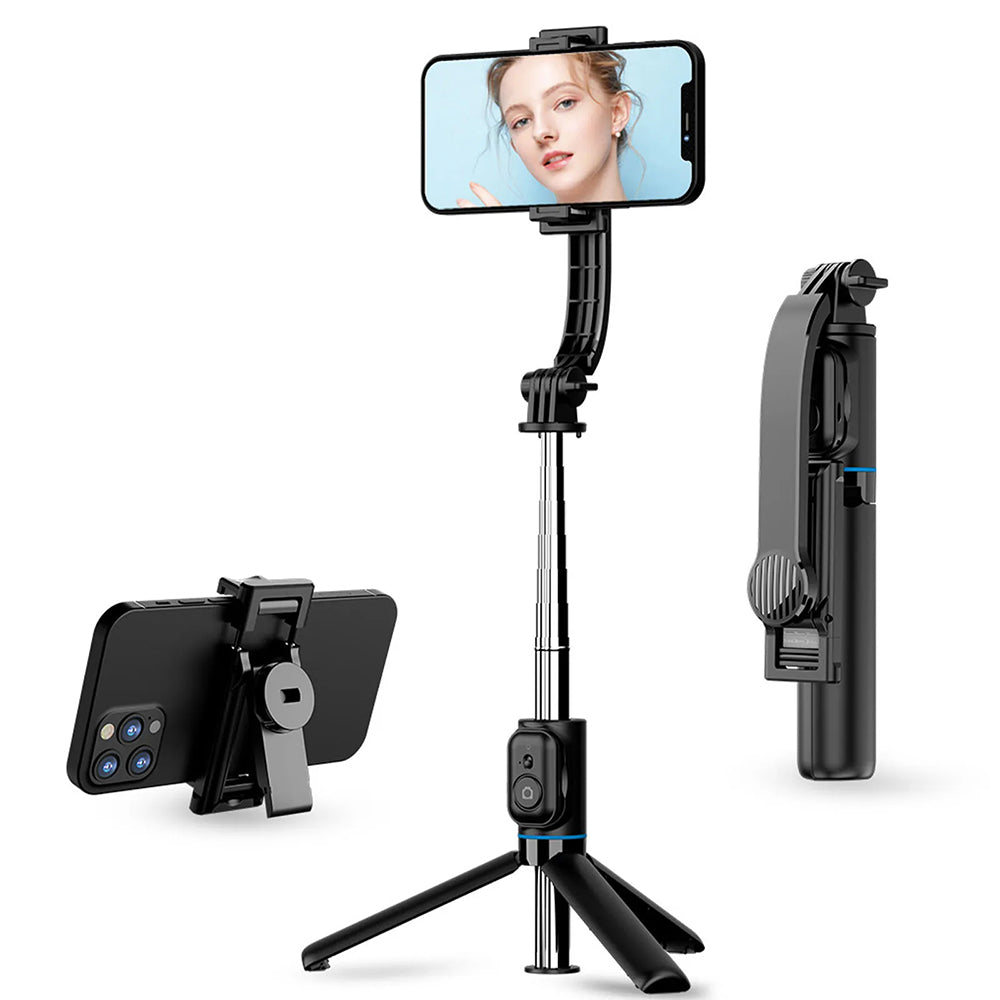 Selfie Stick Bluetooth Techsuit C01, Universal, Black