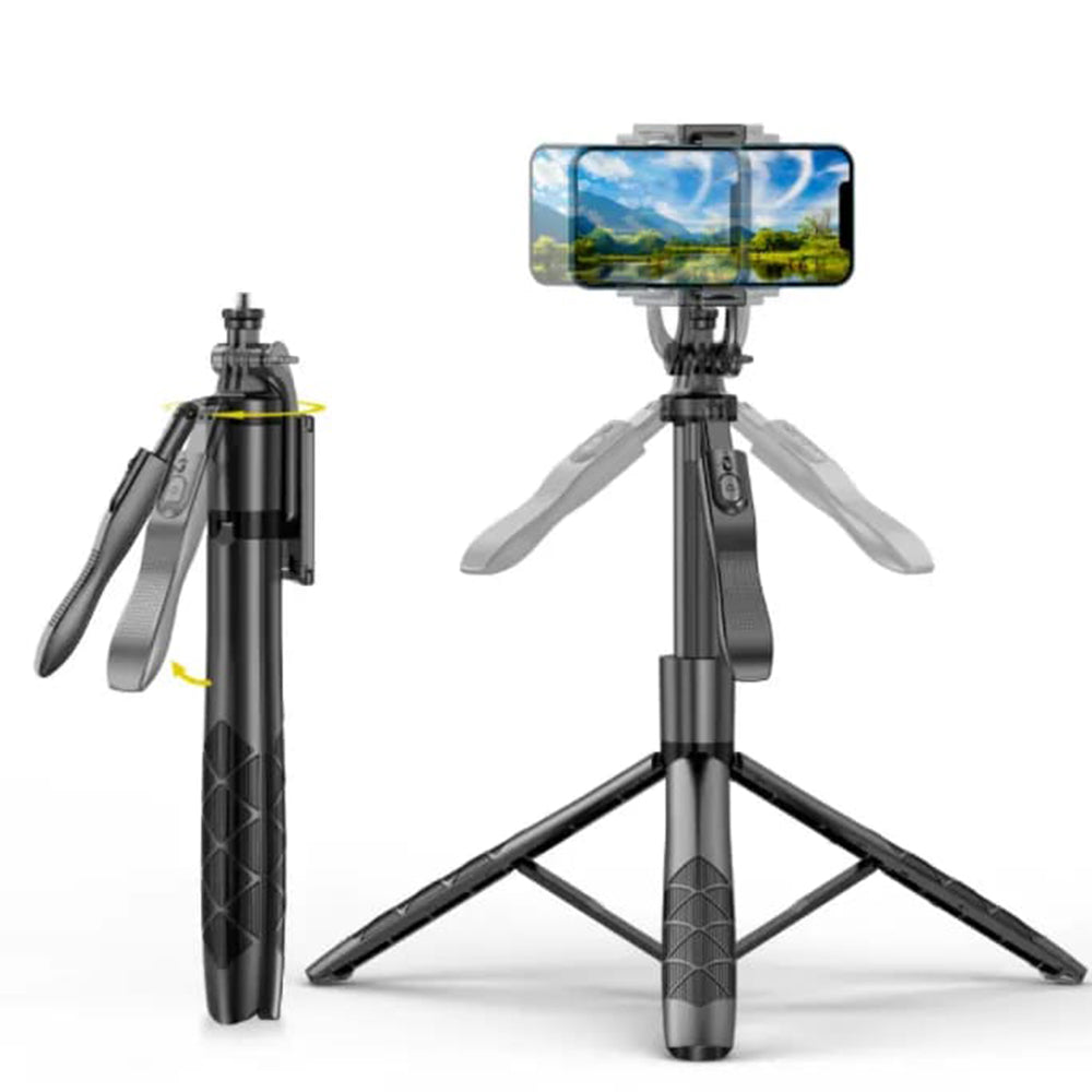 Selfie Stick Bluetooth Techsuit L16, Universal, Black