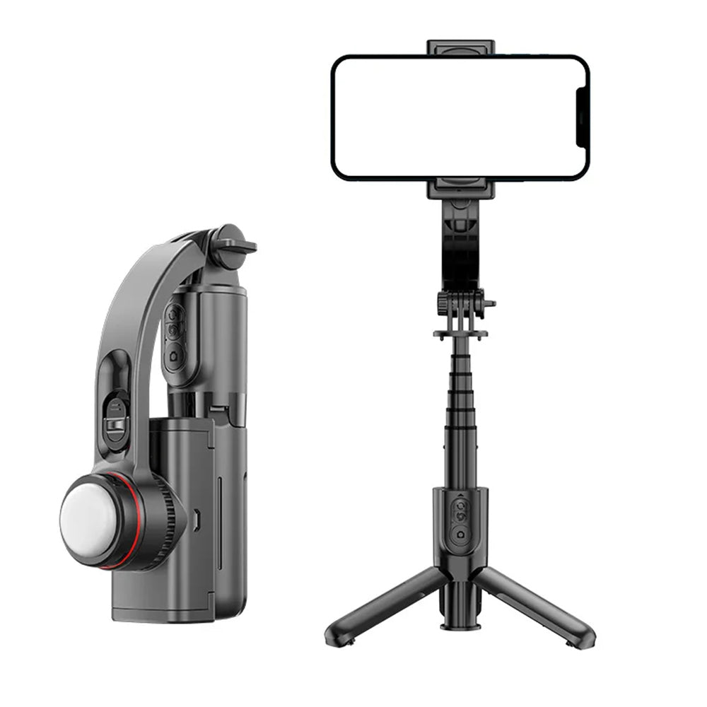Selfie Stick Bluetooth Techsuit L18sMini, Universal, Black
