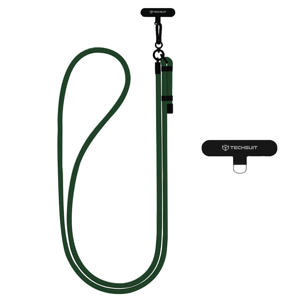 Techsuit Phone Lanyard RCS1-04, Satin Green