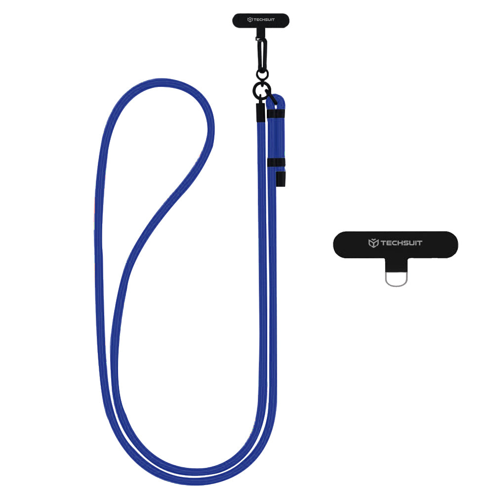 Techsuit Phone Lanyard RCS1-43, Dark Blue
