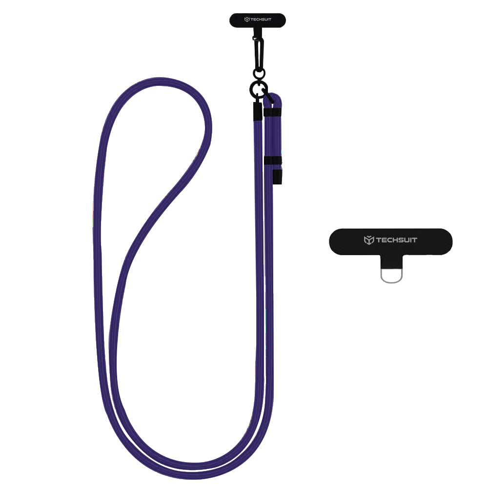 Techsuit Phone Lanyard RCS1-71, Dark Purple