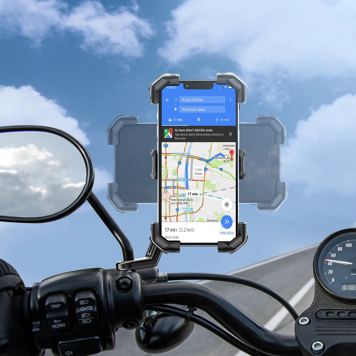 Βάση Ποδηλάτου Μοτοσικλέτας Joyroom JR-ZS288-m, 4.7inch - 7inch, Μαύρο
