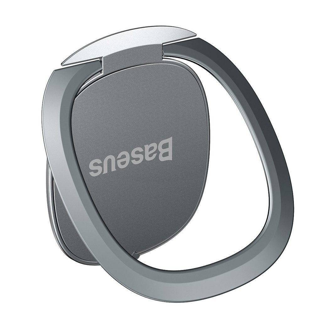Baseus Invisible Ring Holder, Universal, Silver SUYB-0S