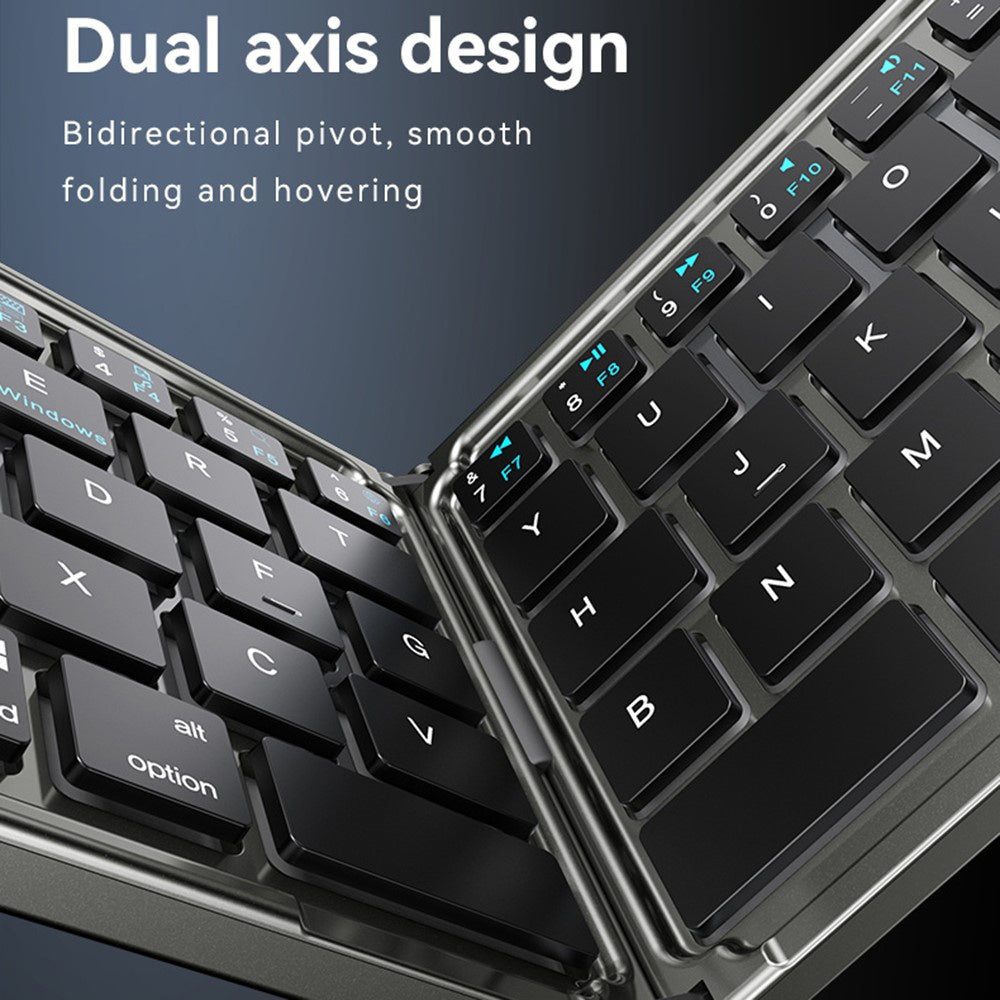 Πτυσσόμενο Πληκτρολόγιο Bluetooth Yesido KB27, Μαύρο