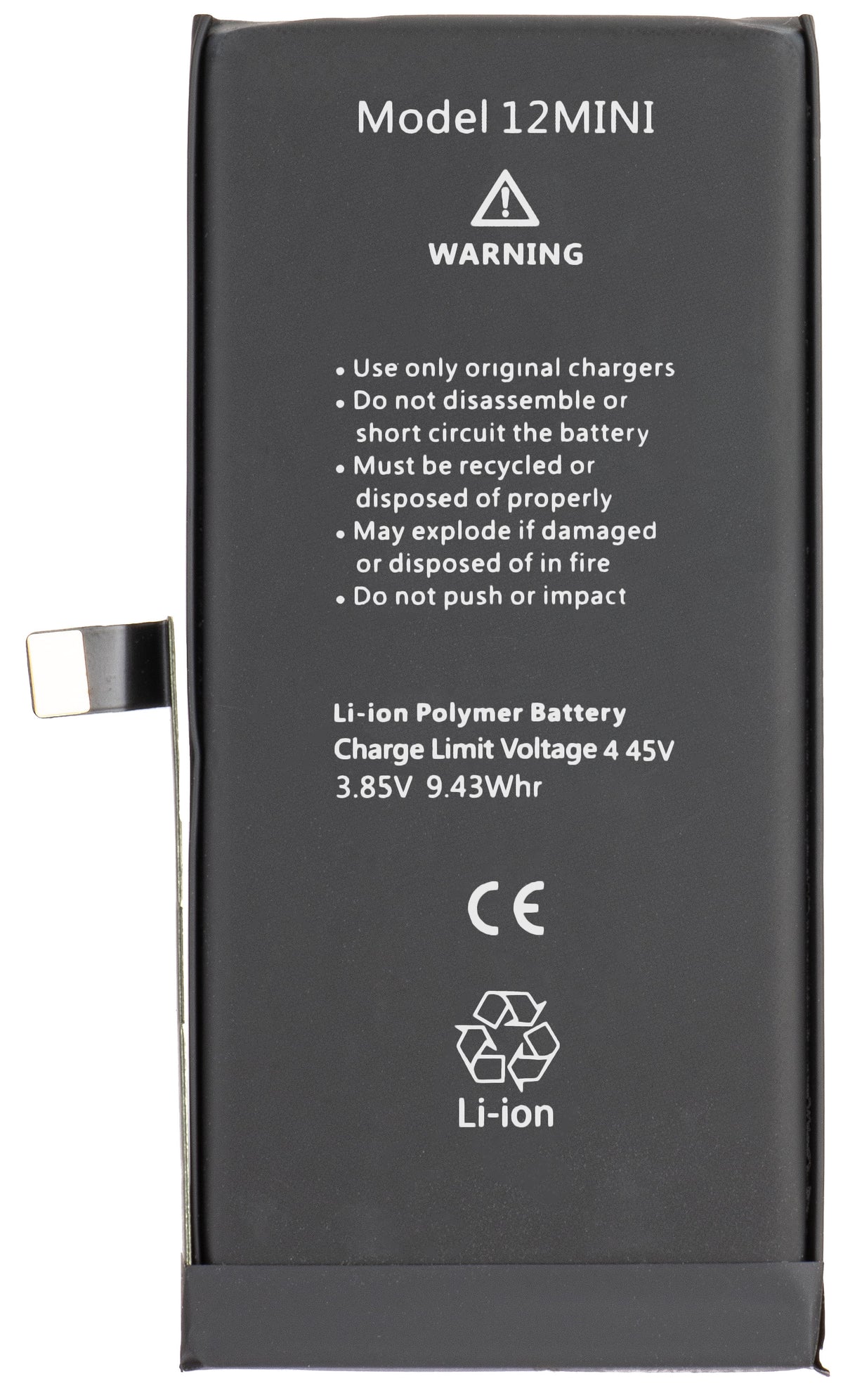 Μπαταρία Apple iPhone 12 mini, Υψηλής Χωρητικότητας