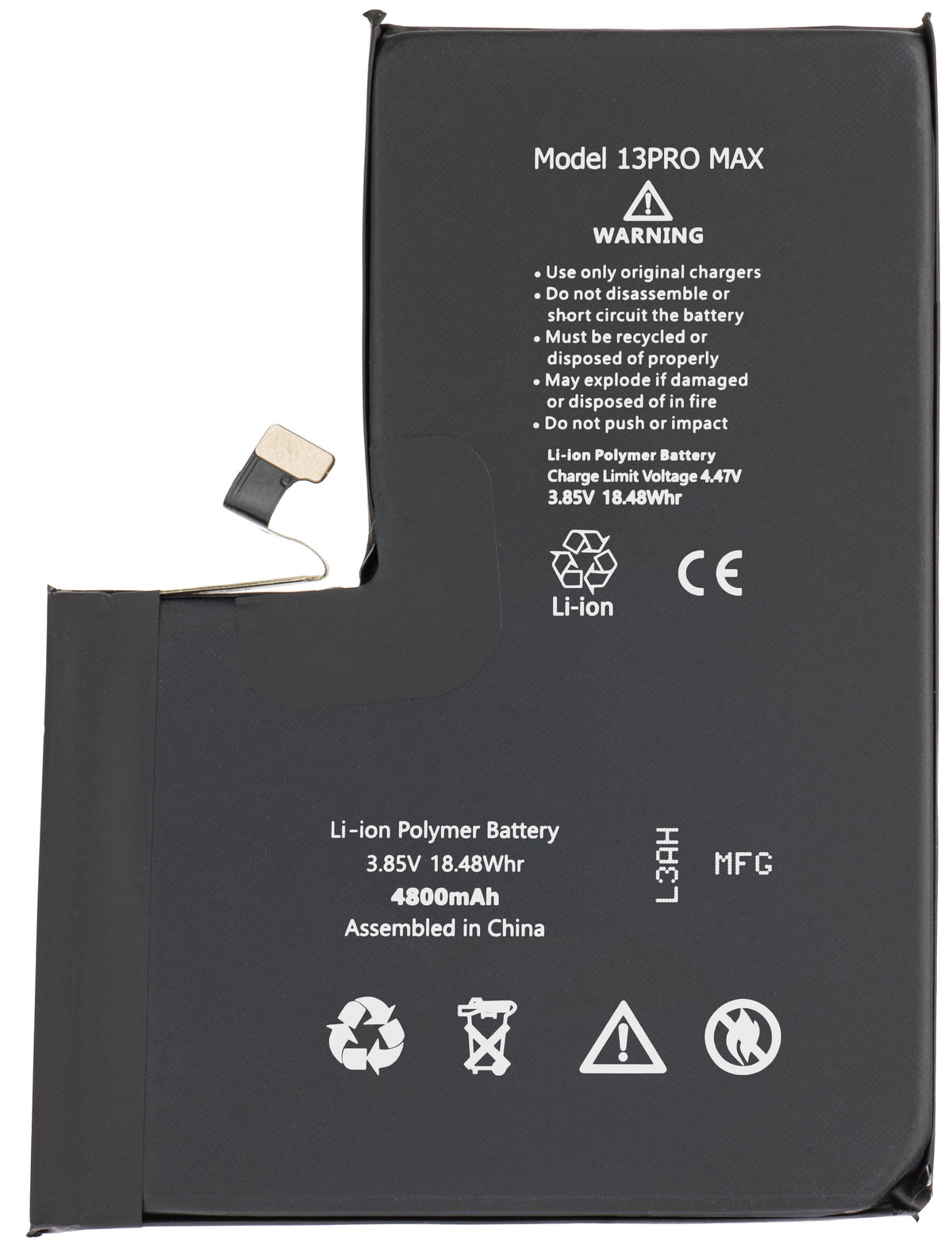 Apple iPhone 13 Pro Max Battery, High Capacity