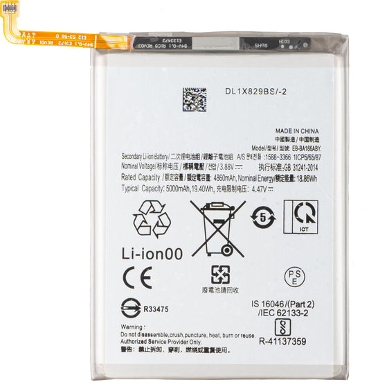 Battery for Samsung Galaxy A27 5G / A17 5G A176 / Galaxy A26 A266 / A16 5G A166 / A16 4G A165, EB-BA166ASE