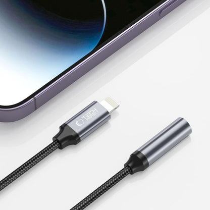 Lightning to 3.5mm Tech-Protect Ultraboost Audio Adapter, Black