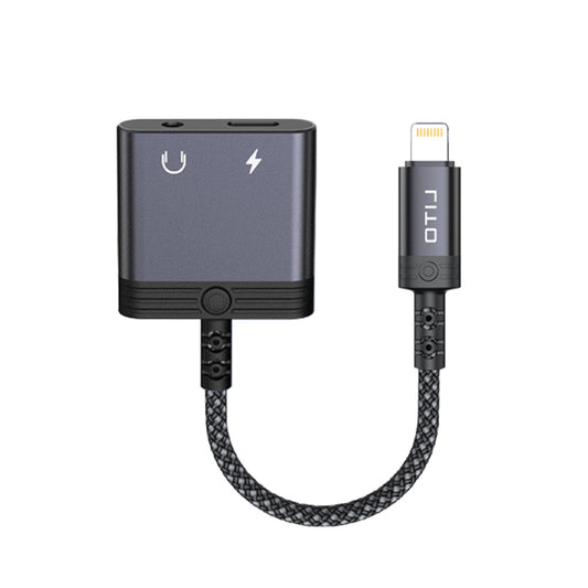 Αντάπτορας Ήχου Lightning - Lightning / 3.5mm Lito LA04L, Μαύρο