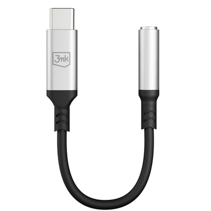 Προσαρμογέας Ήχου USB-C - 3.5mm 3MK, Ασημί