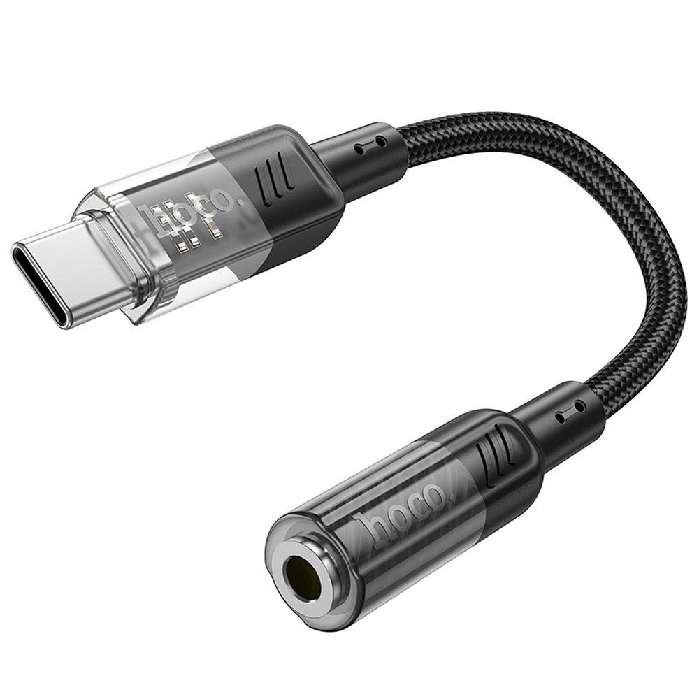 USB-C to 3.5mm Audio Adapter HOCO LS37, Black