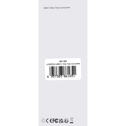 Προσαρμογέας ήχου USB-C - USB-C / USB-C UGREEN CM232, γκρι 