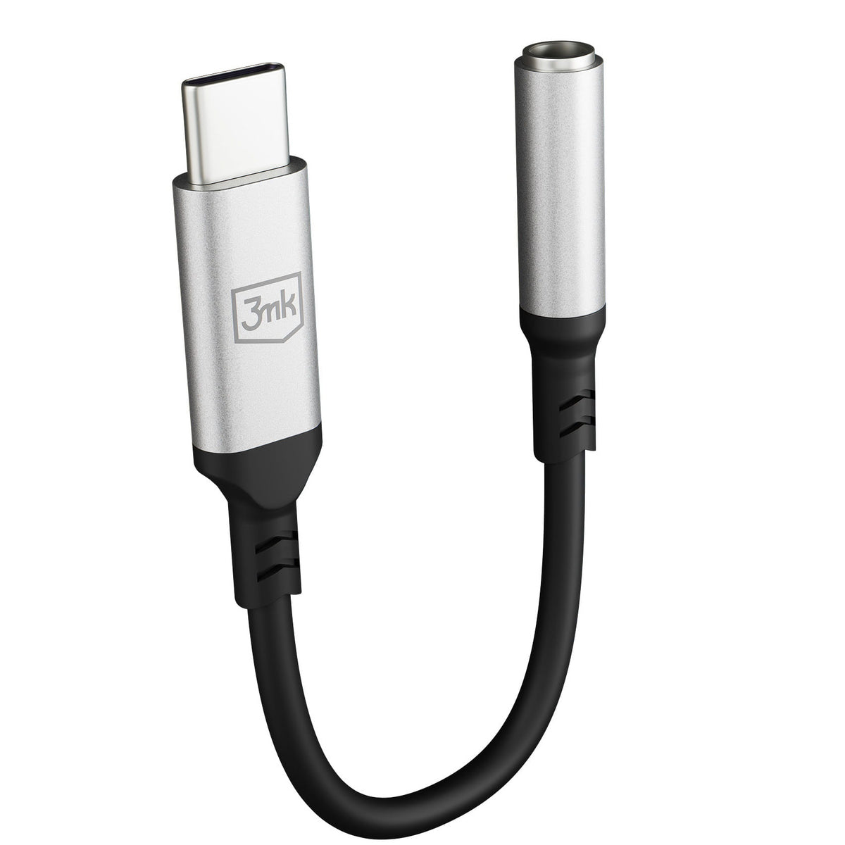 Προσαρμογέας Ήχου USB-C - 3.5mm 3MK, Ασημί
