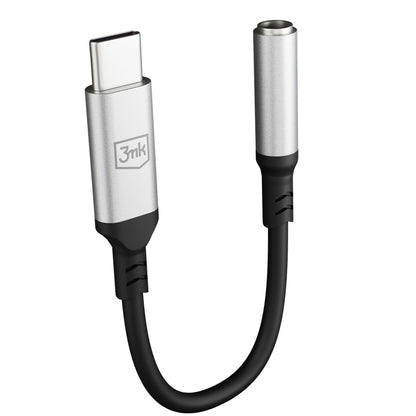 Προσαρμογέας Ήχου USB-C - 3.5mm 3MK, Ασημί